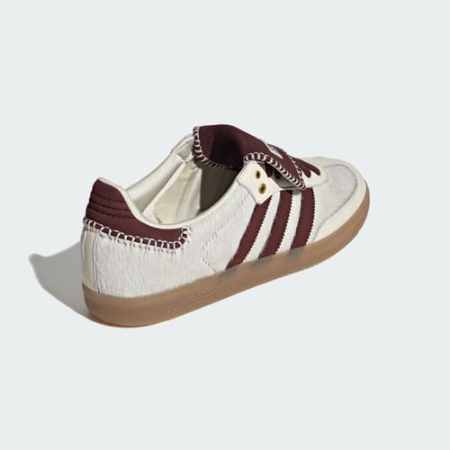 WALES BONNER PONY TONAL SAMBA (CREAM WHITE / BURGU...