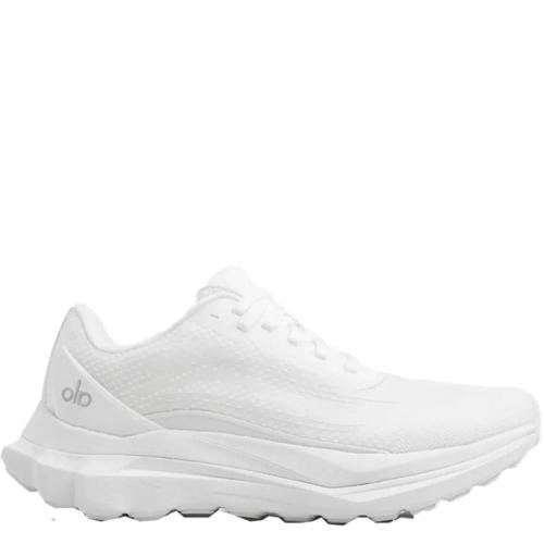 alo yoga runner white/white
