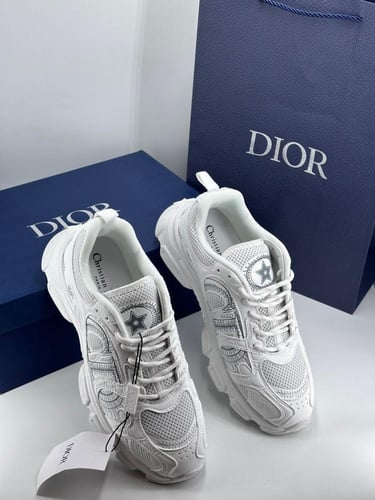 سنيكر رجالي ديور كرونو - Dior Chrono ابيض