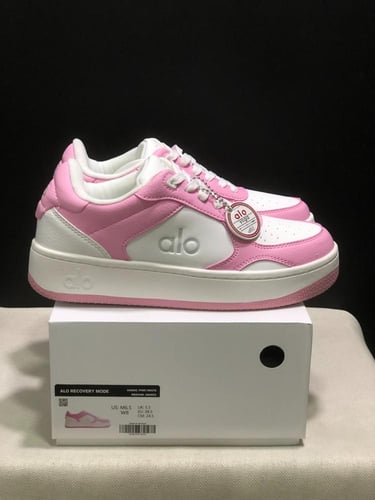 ALO Recovery Mode Sneaker Pink/White