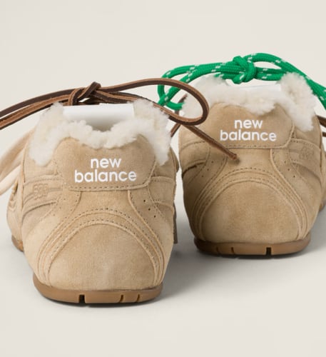 New Balance x Miu Miu 530 Suede Mesh 'Ecru'