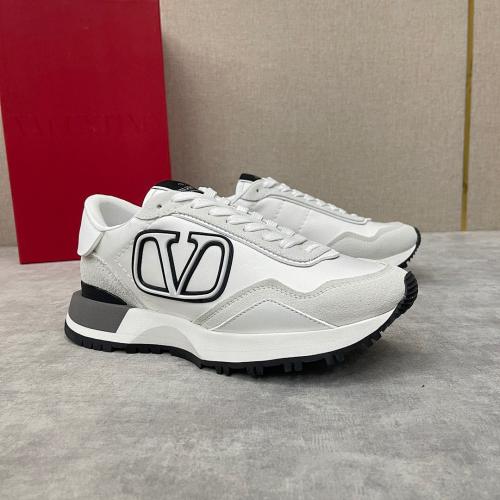 Valentino Garavani Netrunner Low-top Sneakers in Mesh & Calf Suede