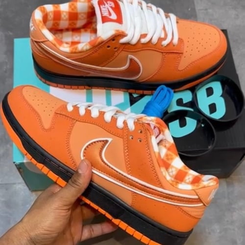 Nike SB Dunk Low "Concepts Orange Lobster" sneaker...