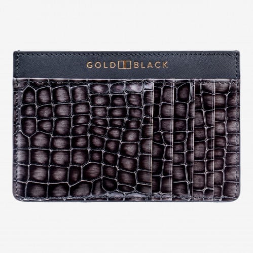 حامل بطاقات - ميلانو- رمادي