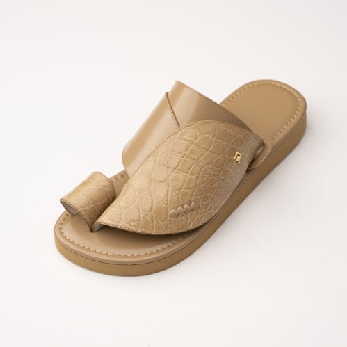 جلد تمساح بيج