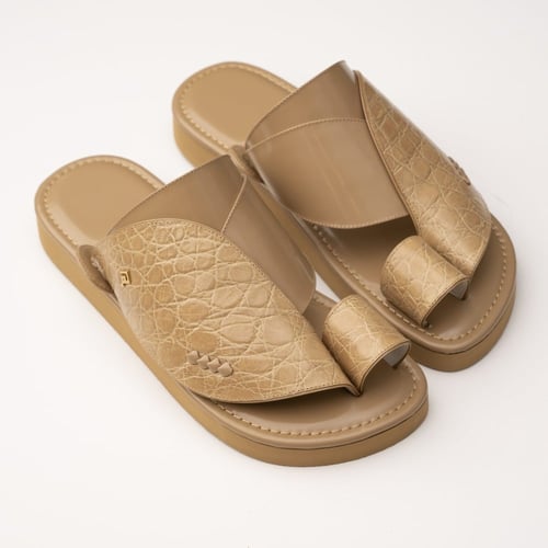 جلد تمساح بيج