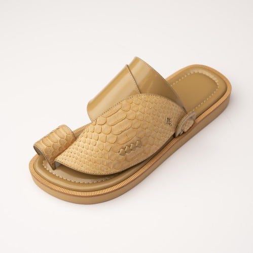 جلد ثعبان بيج سادة