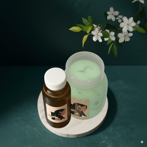 مجموعة العناية زيت + ماسك الصبار والعسل