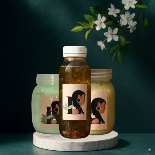 كورس العنايه بالشعر زيت+ماسك+حناء بالأعشاب