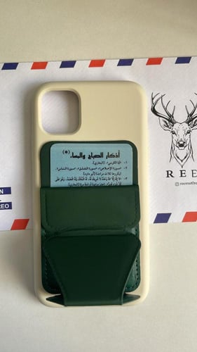 حامل بطاقة "أخضر" بـ ستاند