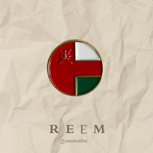 استيكر شارة العلم العُماني