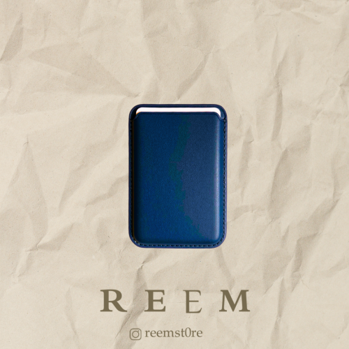 حامل بطاقة كحلي