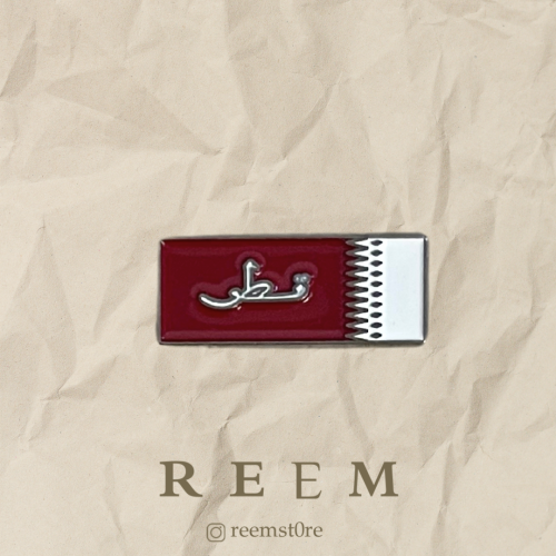 استيكر شارة علم قطر