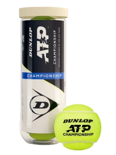 DUNLOP ATP CHAMPIONSHIP TENNIS BALL 3PET
