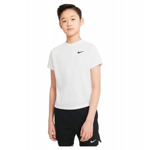 Nike Court Dri Fit Victory Short Sleeve T-Shirt Wh...