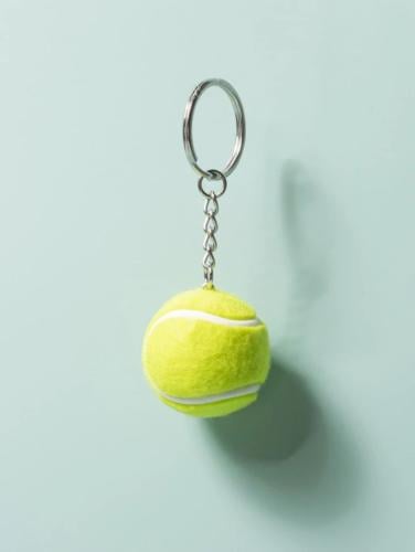 Tennis Ball Keychain