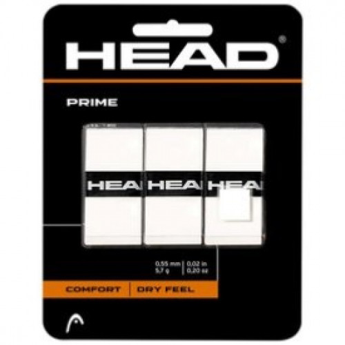 Head Prime Tennis Overgrip 3 Units - White