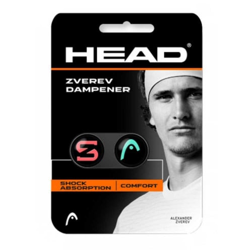 Head Zverev Tennis Dampeners 2 Units Teal Hot Lava