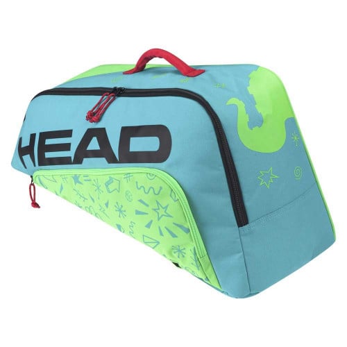 Head Combi Novak Junior Racket Bag BlueGreen