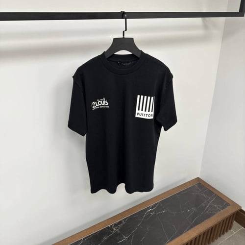 تيشيرت L.V ابيض مخصص للأجسام النحيفة فقط