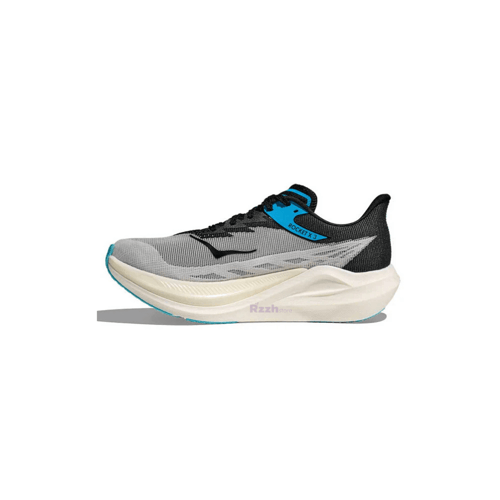 HOKA Rocket X 3 – Black / Grey with Blue Accents