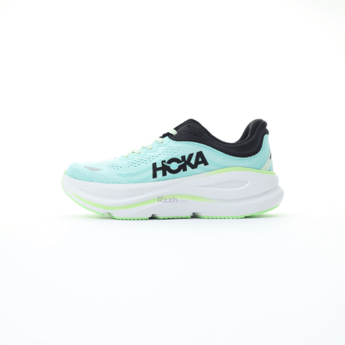 HOKA Bondi 9 Luna Moth Blue Spark