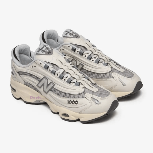 New Balance 1000 Sneakers – Off White × Grey