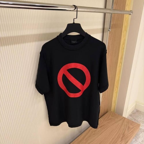 تيشيرت BALENCIAGA اسود اوفر سايز