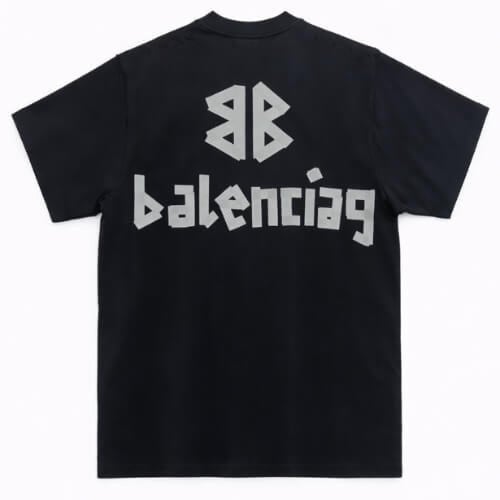 تيشيرت BALENCIAGA اسود اوفر سايز