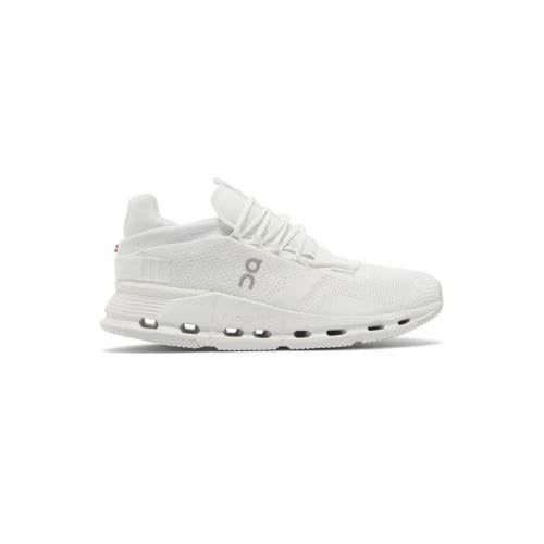 On Cloudnova Full White Sneakers