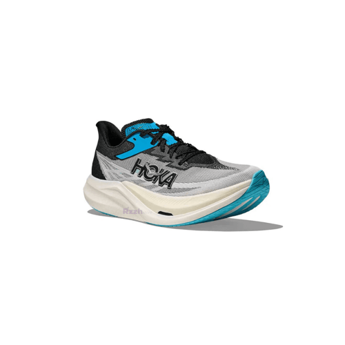 HOKA Rocket X 3 – Black / Grey with Blue Accents