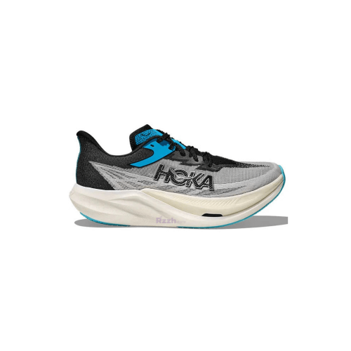 HOKA Rocket X 3 – Black / Grey with Blue Accents