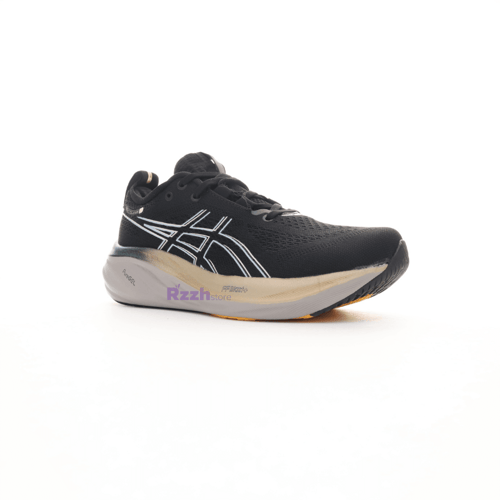 ASICS GEL Nimbus 26 Black Grey Gold Running Shoes