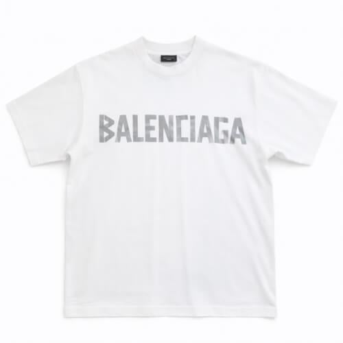 تيشيرت BALENCIAGA ابيض اوفر سايز