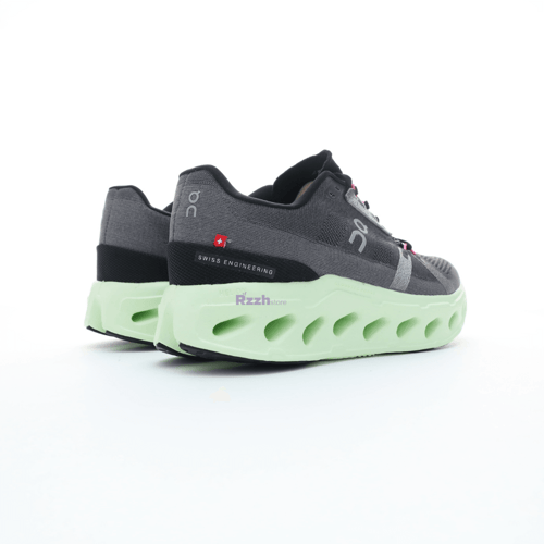 On Cloud Eclipse Running Shoe Black Lime
