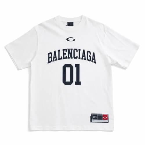 تيشيرت BALENCIAGA ابيض اوفر سايز