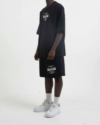 طقم اوفر سايز ماكسيم اسود