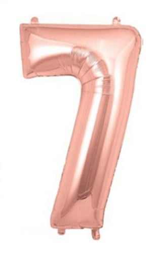 بالون رقم روز قولد