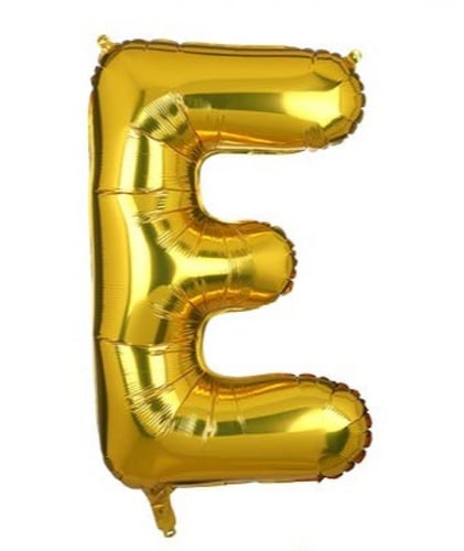 بالون حرف ذهبي