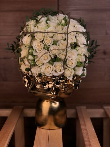 فازة بالورد