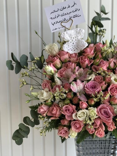 فازة بالورد