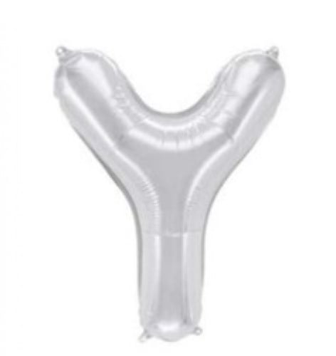 بالون حرف فضي