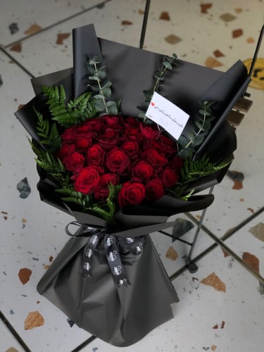 باقة جوري احمر