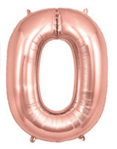 بالون رقم روز قولد