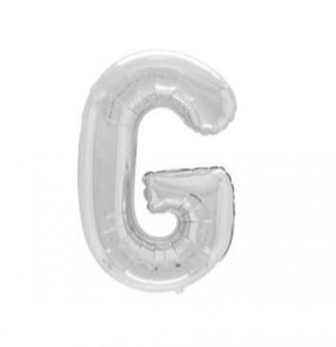 بالون حرف فضي