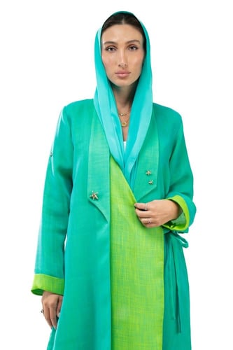 عباية بليزر صيفية بربطة جانبية - Starfish