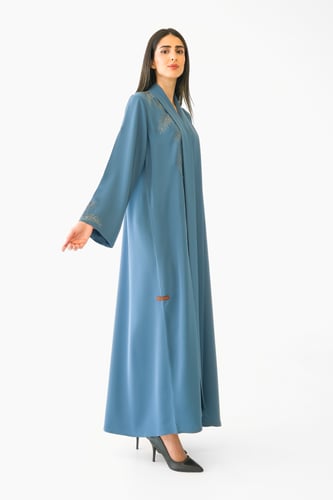 عباية تركواز فاخرة بتطريز انيق - Loretta