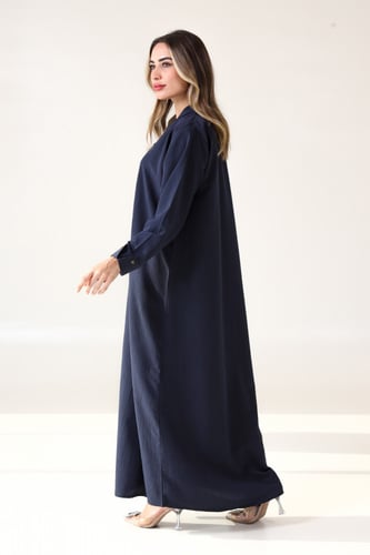 عباية كحلي عملية بأكمام رسمية - Worken II