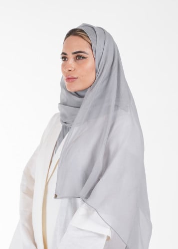 طرحة رمادي وسط شيفون - شيفونز II