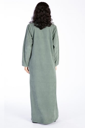 عباية خضراء بحزام جانبي - ساكاي III